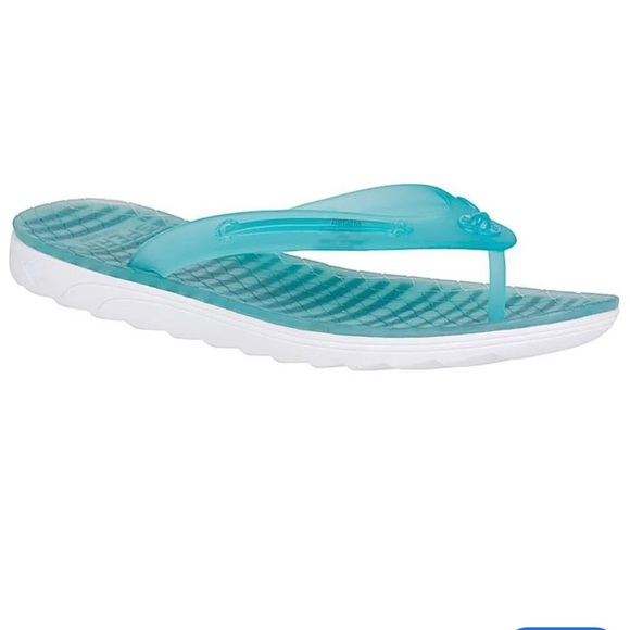 Sperry Topsider Women’s Jellyfish Emma Flip-Flop in Aqua size 5 - Picture 3 of 9